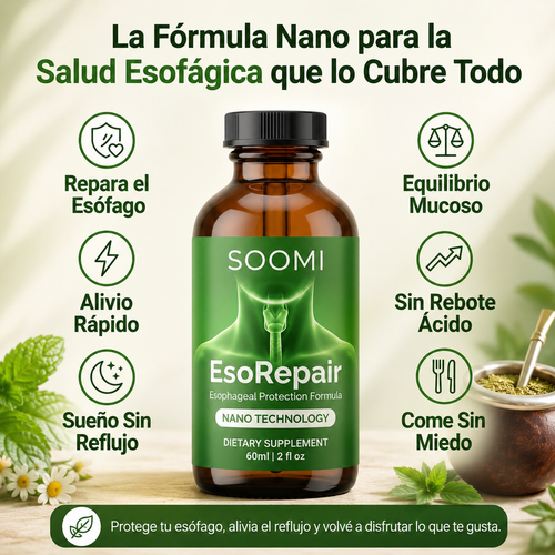 Soomi EsoRepair™: La solución para los amantes del Mate - Reparador Esofágico