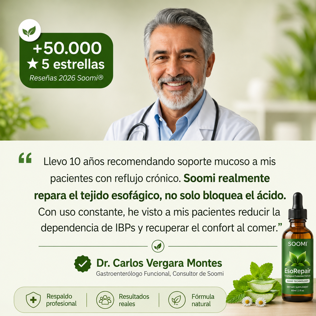 Soomi EsoRepair™: La solución para los amantes del Mate - Reparador Esofágico