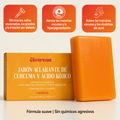 Jabón aclarante de cúrcuma - Quita manchas